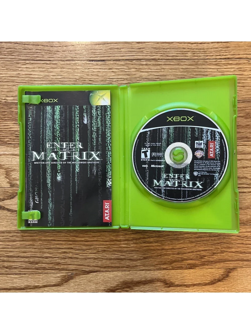 Enter the Matrix (Microsoft Xbox, 2003) Complete With Manual